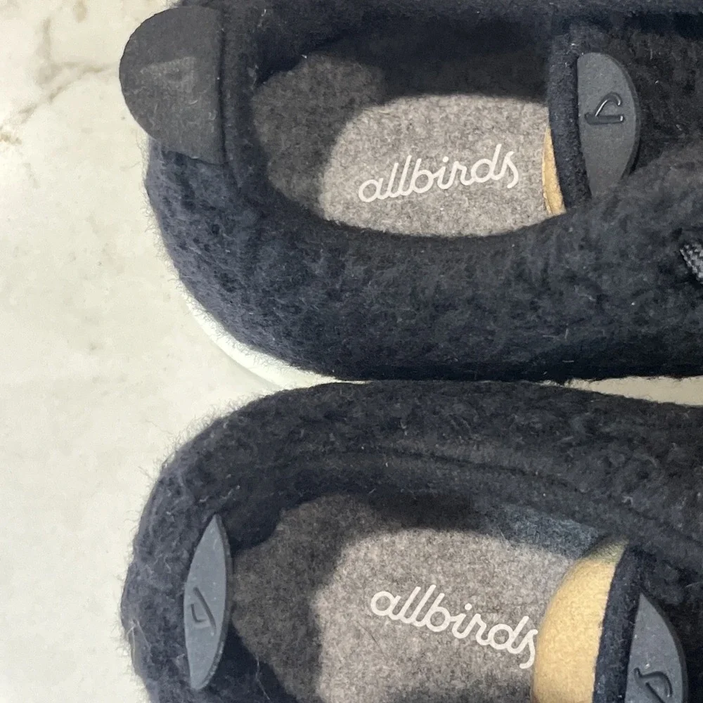 Allbirds NEW Mens 11 Wool Runner‎ Fluff Natural Black Sneakers Shoes Travel